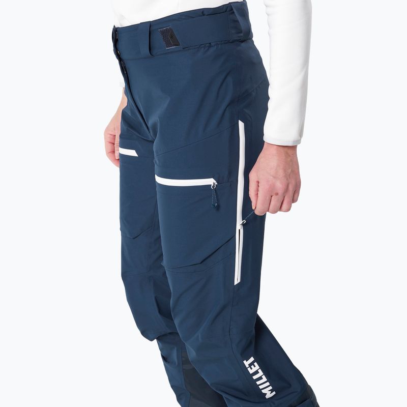 Pantaloni da scialpinismo da donna Millet M White 3L navy blue 4