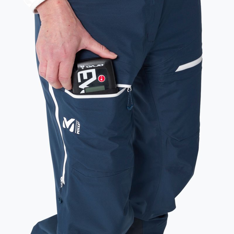 Pantaloni da scialpinismo da donna Millet M White 3L navy blue 7