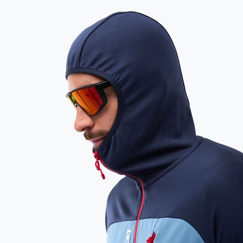 Felpa trekking da uomo Millet Lokka Hoodie III blu coronet/saphir 4