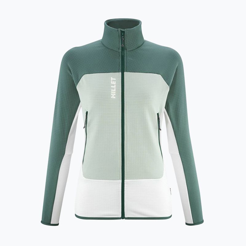 Felpa da donna Millet Fusion Grid seaweed/bottle 5