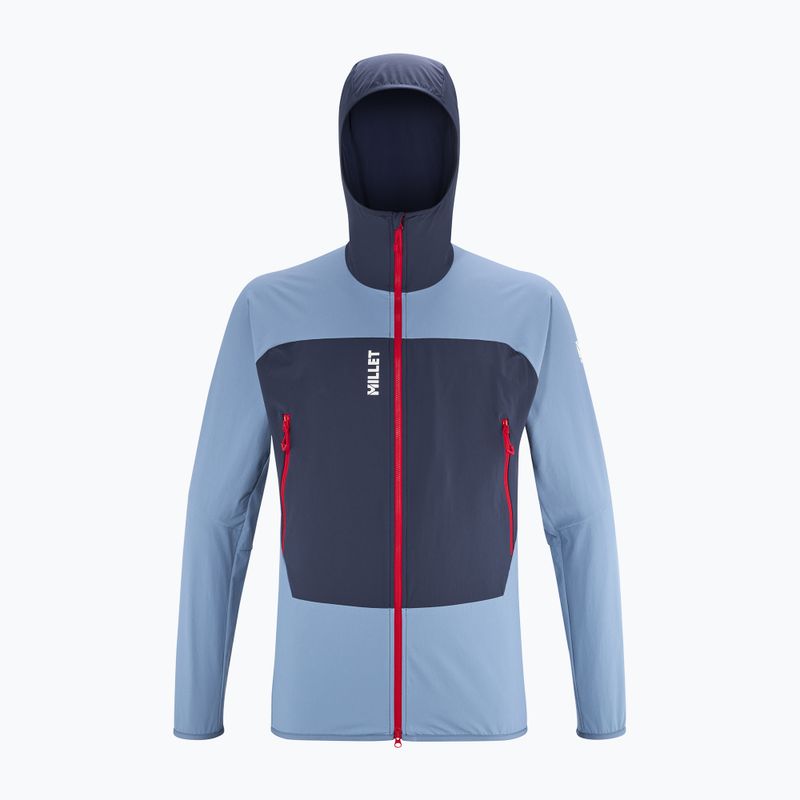 Giacca softshell da uomo Millet Fusion XCS Hoodie blu coronet/saphir 8