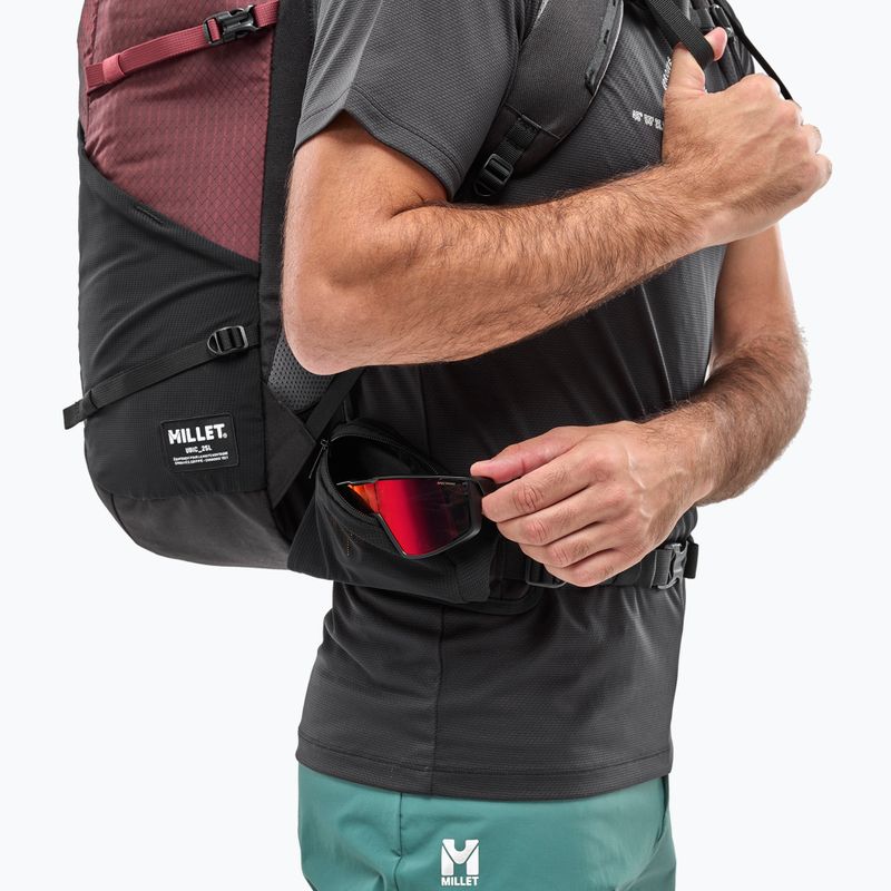 Zaino da trekking Millet Ubic 25 l nero/rosso scuro 6