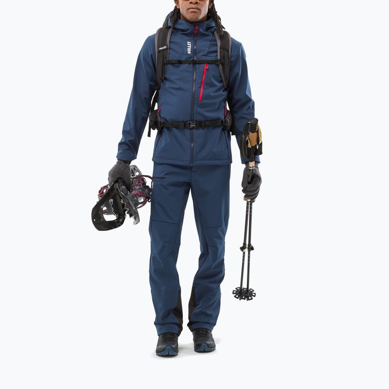 Giacca softshell da uomo Millet Seneca Shield Hoodie saphir 2