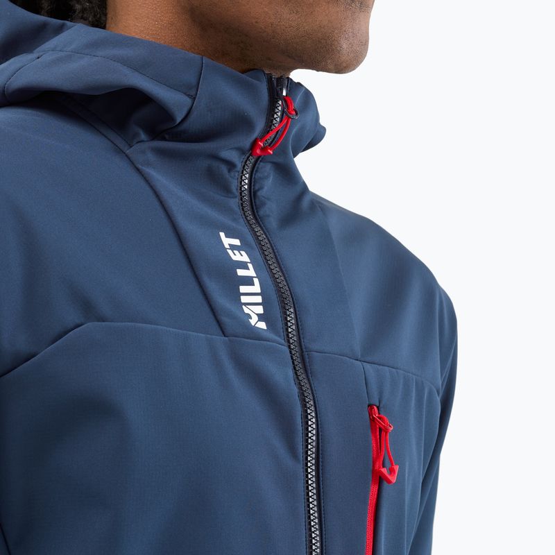 Giacca softshell da uomo Millet Seneca Shield Hoodie saphir 7