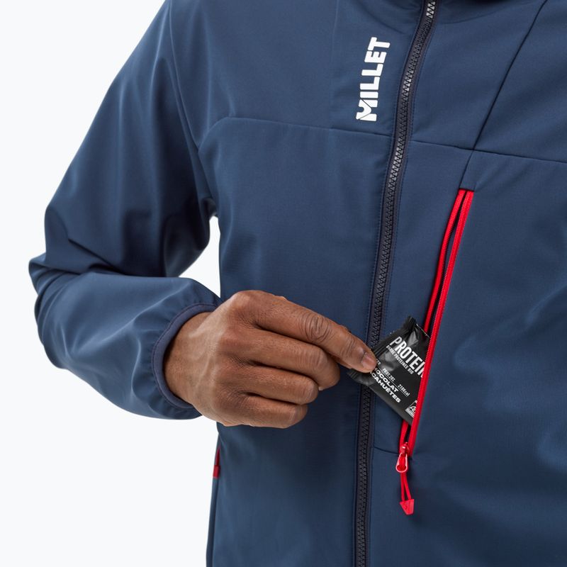 Giacca softshell da uomo Millet Seneca Shield Hoodie saphir 8