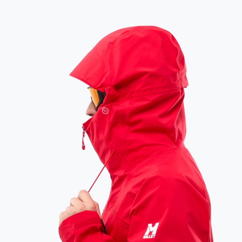 Giacca impermeabile da uomo Millet Kamet Gore-Tex red 4