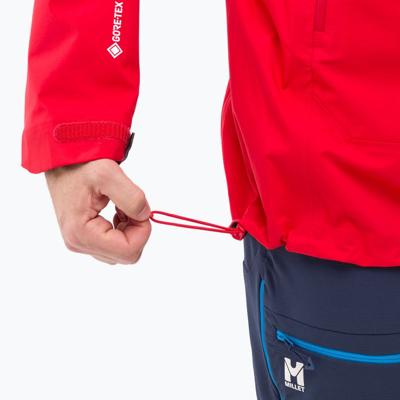 Giacca impermeabile da uomo Millet Kamet Gore-Tex red 9
