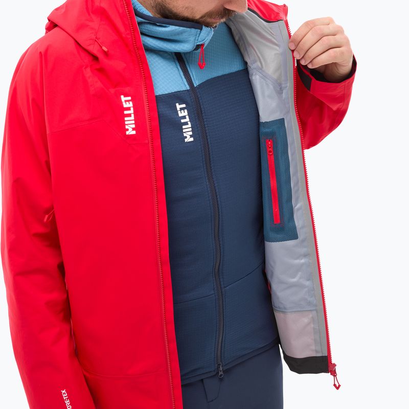 Giacca impermeabile da uomo Millet Kamet Gore-Tex red 10
