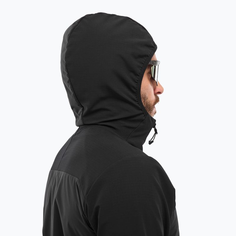 Giacca ibrida da uomo Millet Seneca Hybrid Hoodie Softshell black 5
