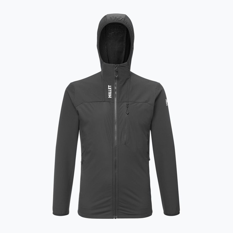 Giacca ibrida da uomo Millet Seneca Hybrid Hoodie Softshell black 6