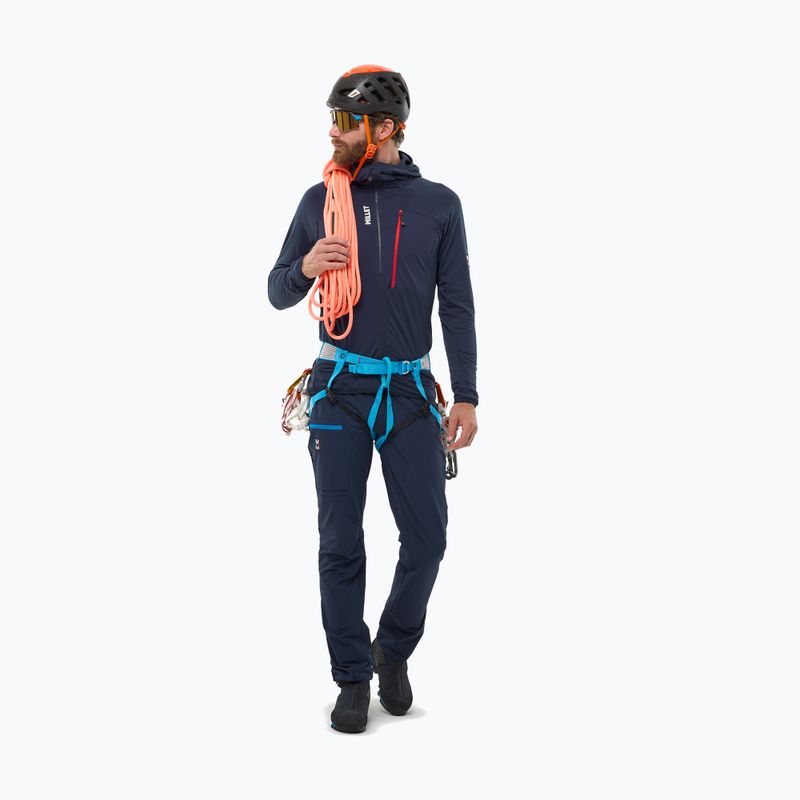 Pile uomo Millet Trilogy Icon Lightgrid Hoodie saphir 2