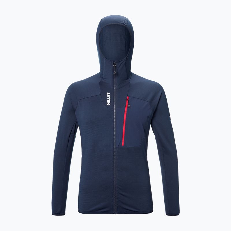 Pile uomo Millet Trilogy Icon Lightgrid Hoodie saphir 5