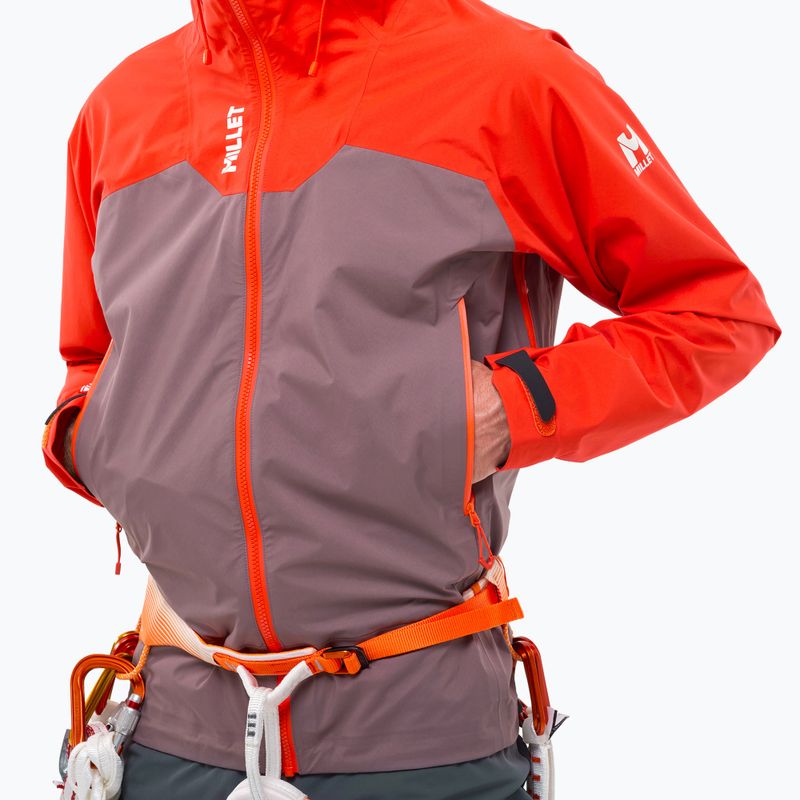 Giacca impermeabile da uomo Millet Kamet Gore-Tex Jacket paprika/pepper 5