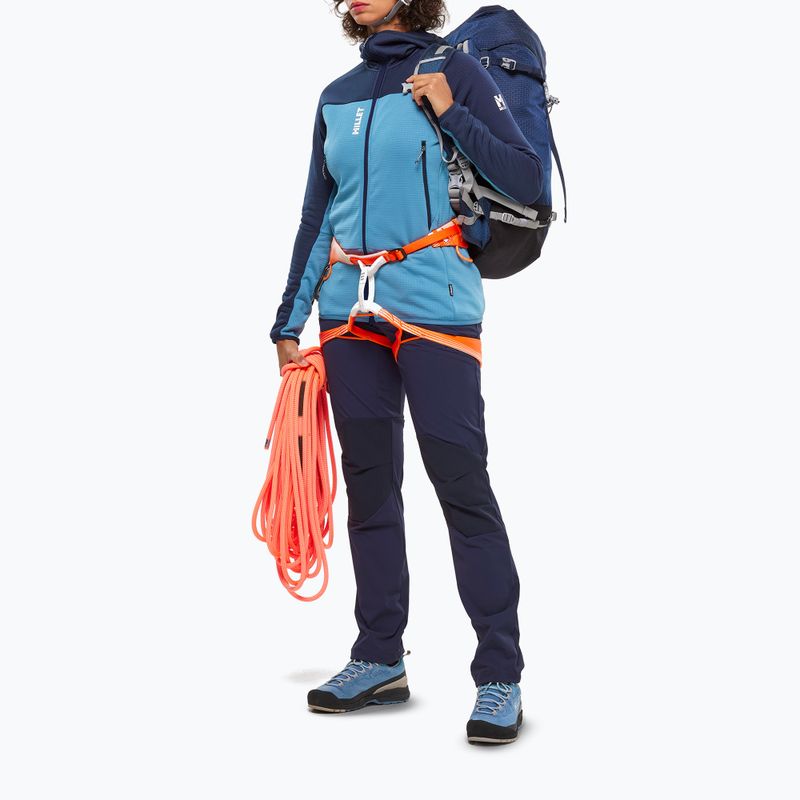 Felpa donna Millet Fusion Grid Hoodie coronet blue/saphir 2