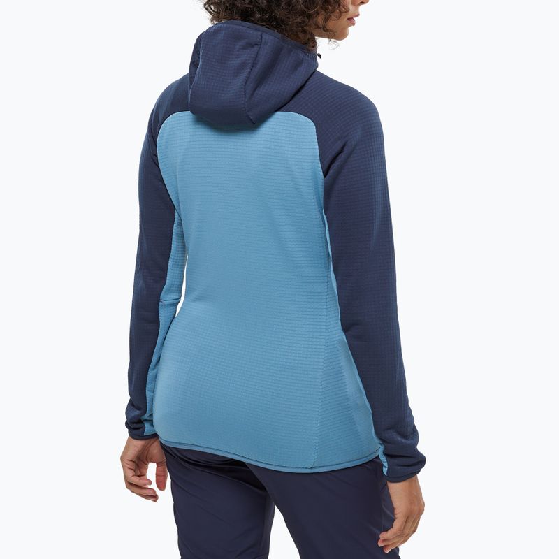 Felpa donna Millet Fusion Grid Hoodie coronet blue/saphir 3