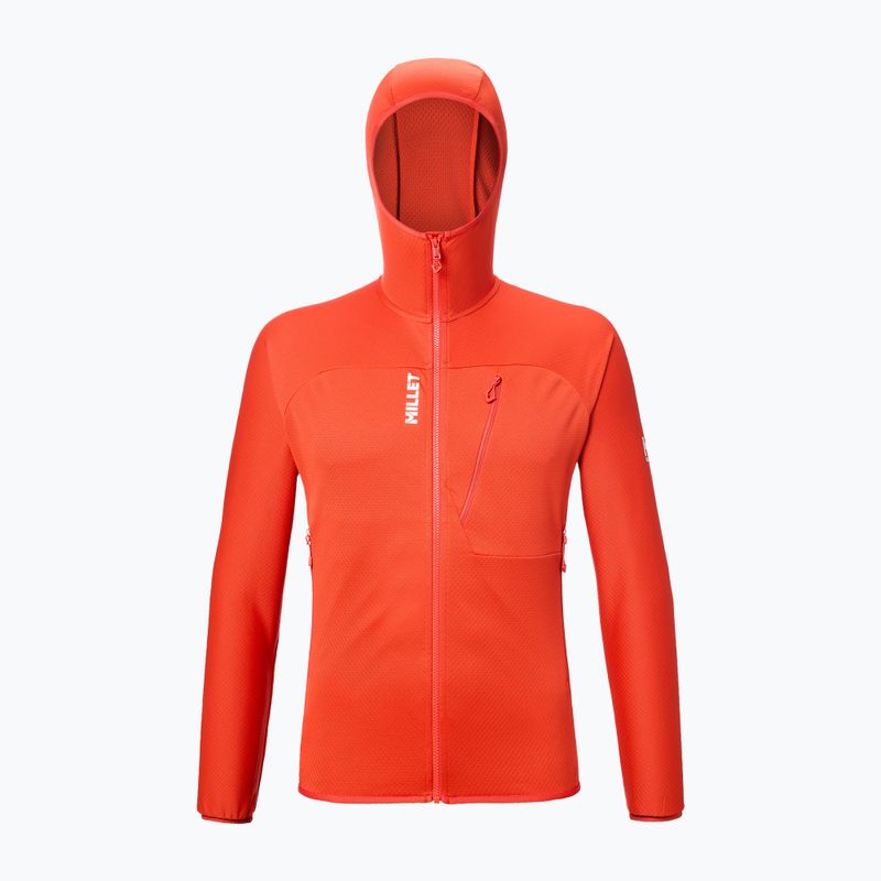Felpa da trekking uomo Millet Lokka Hoodie III paprika