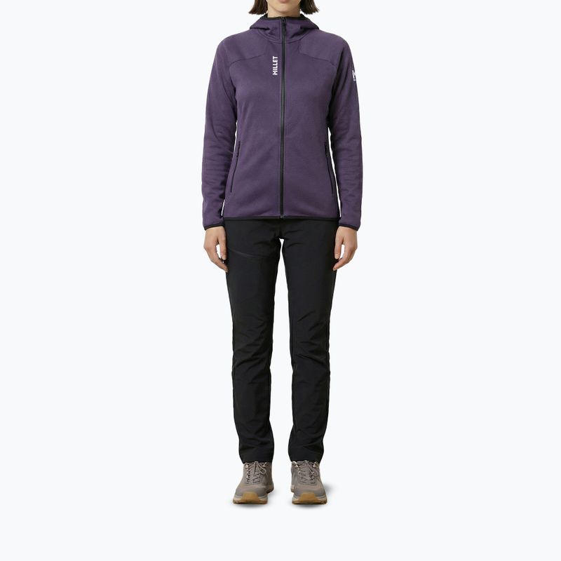 Felpa da trekking donna Millet Lokka Hoodie III purple velvet 2