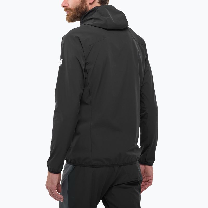 Giacca softshell da uomo Millet Kamet Xcs Light Hoodie black 3