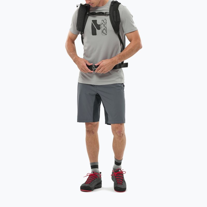 T-shirt da uomo Millet Kamet Map SS granite 2