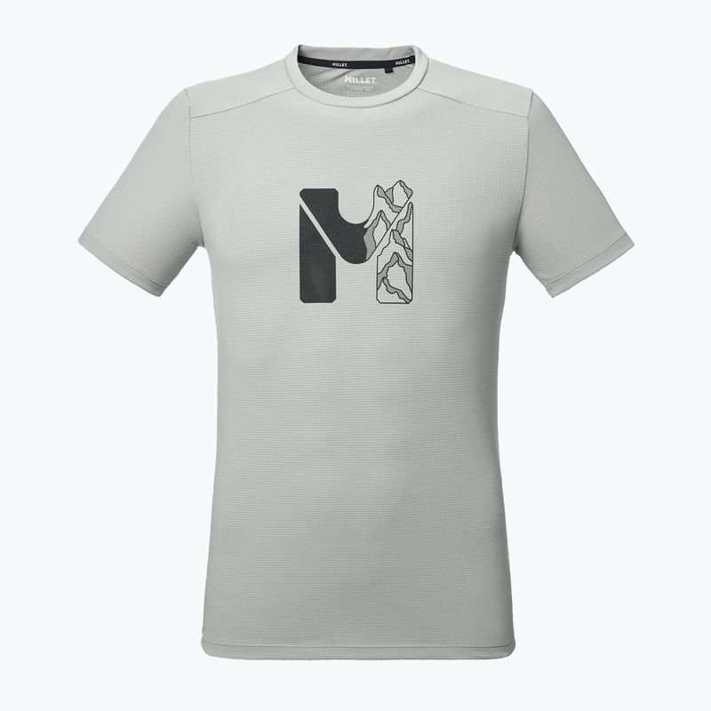 T-shirt da uomo Millet Kamet Map SS granite 4