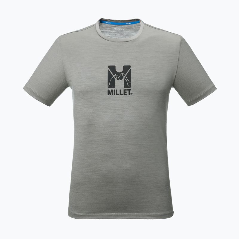 T-shirt da uomo Millet Ubic Wool SS granite