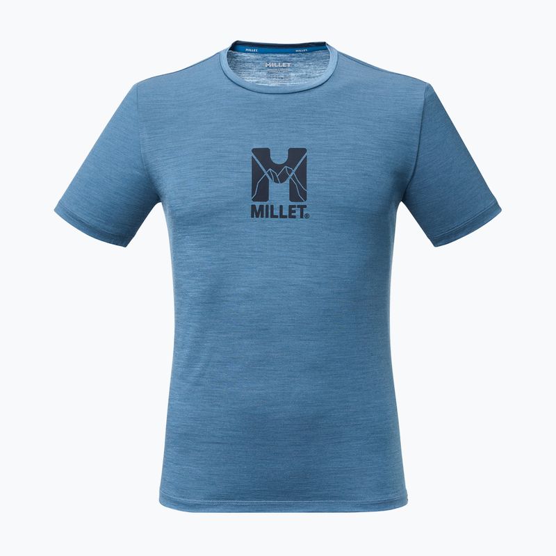 T-shirt da uomo Millet Ubic Wool SS coronet blue 4