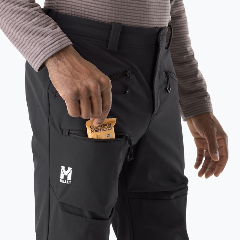 Pantaloni da trekking da uomo Millet Seneca XCS200 black 4