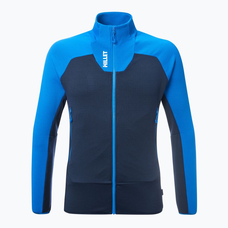Felpa da uomo Millet Kamet Grid HD icon blue/saphir 5