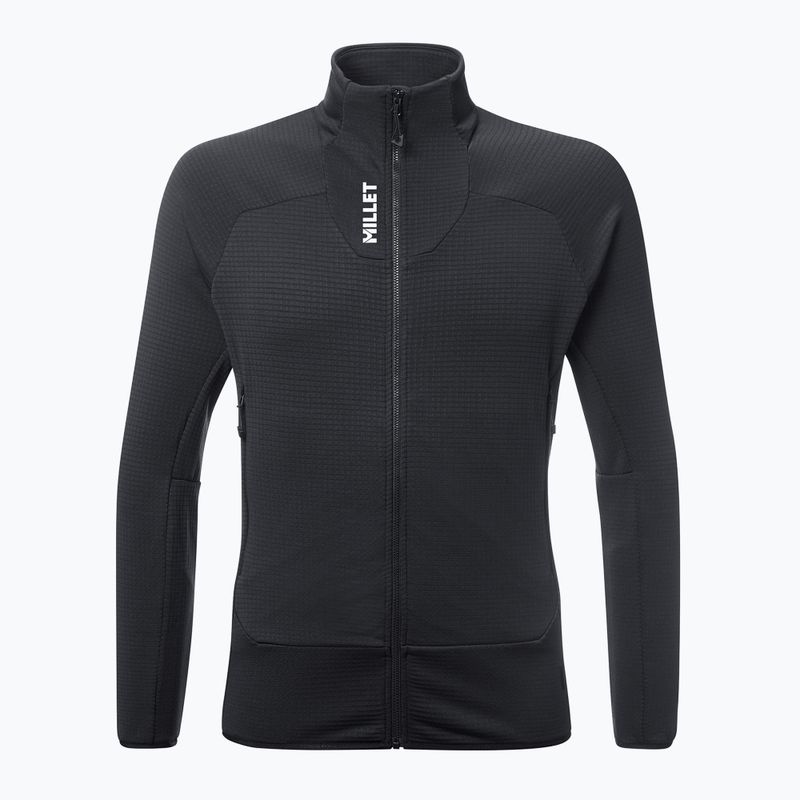 Felpa da uomo Millet Kamet Grid HD black 5