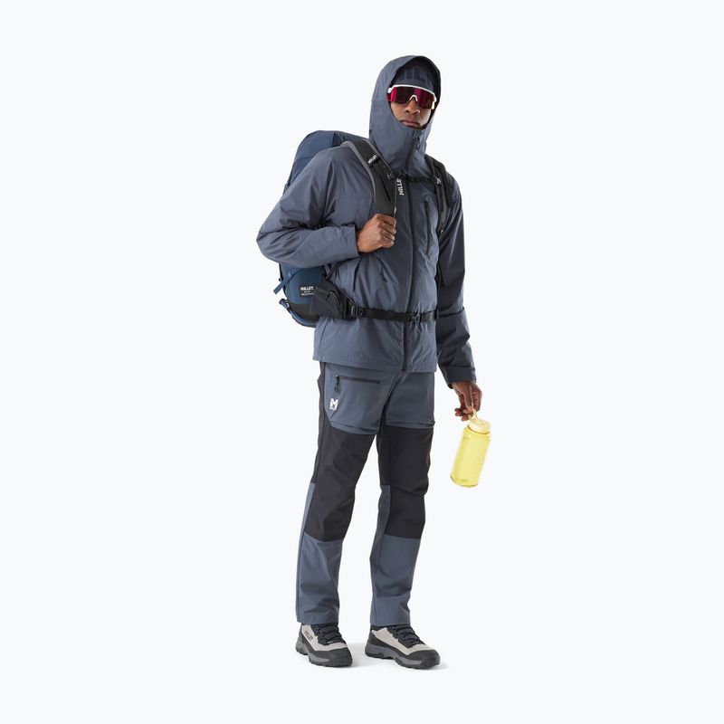 Pantaloni da trekking da uomo Millet Seneca XCS200 shadow blue/black 2