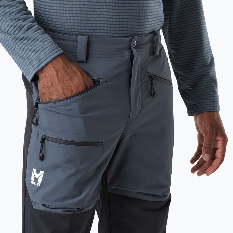 Pantaloni da trekking da uomo Millet Seneca XCS200 shadow blue/black 5
