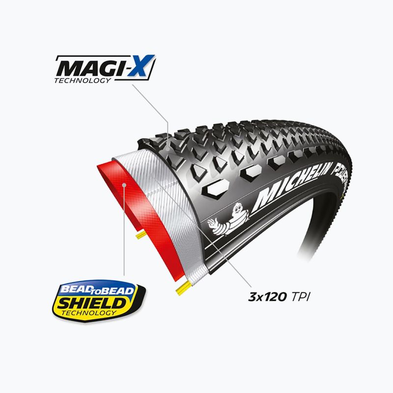 Pneumatico per bicicletta classica Michelin Power Gravel V2 TS TLR Competition Line 700 x 35C 4