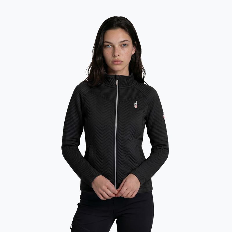 Felpa donna  Aulp Simix Jacquard Knit black 2