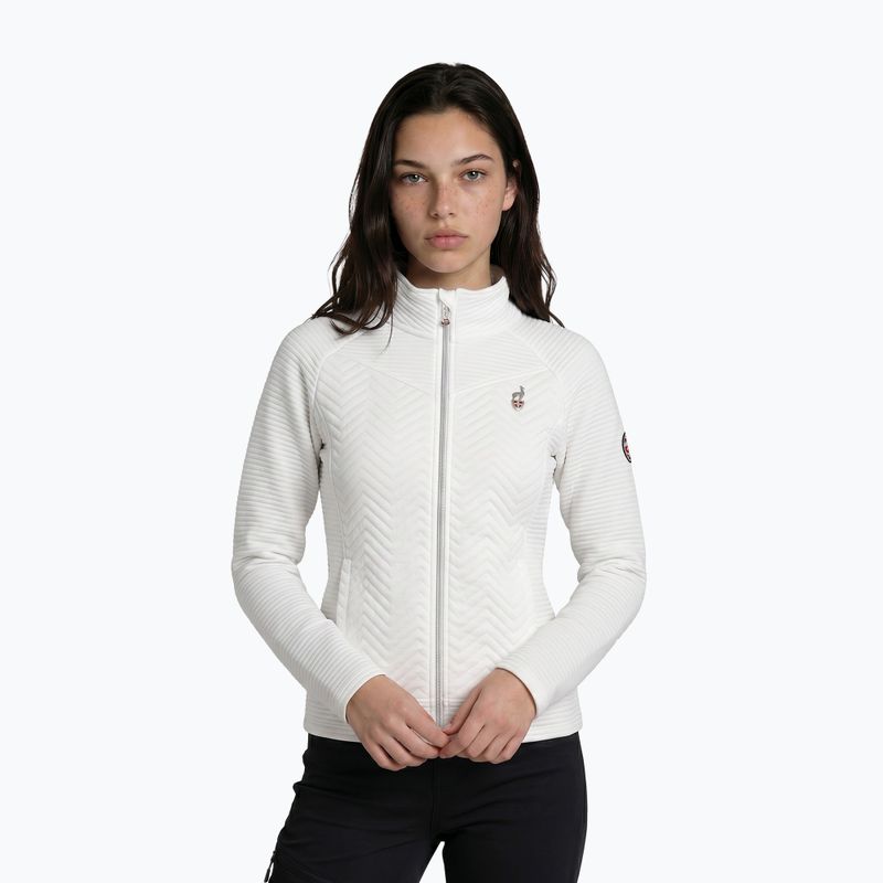 Felpa donna  Aulp Simix Jacquard Knit white 2