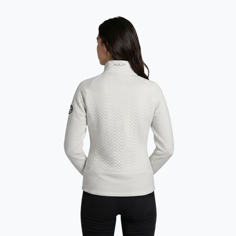 Felpa donna  Aulp Simix Jacquard Knit white 4