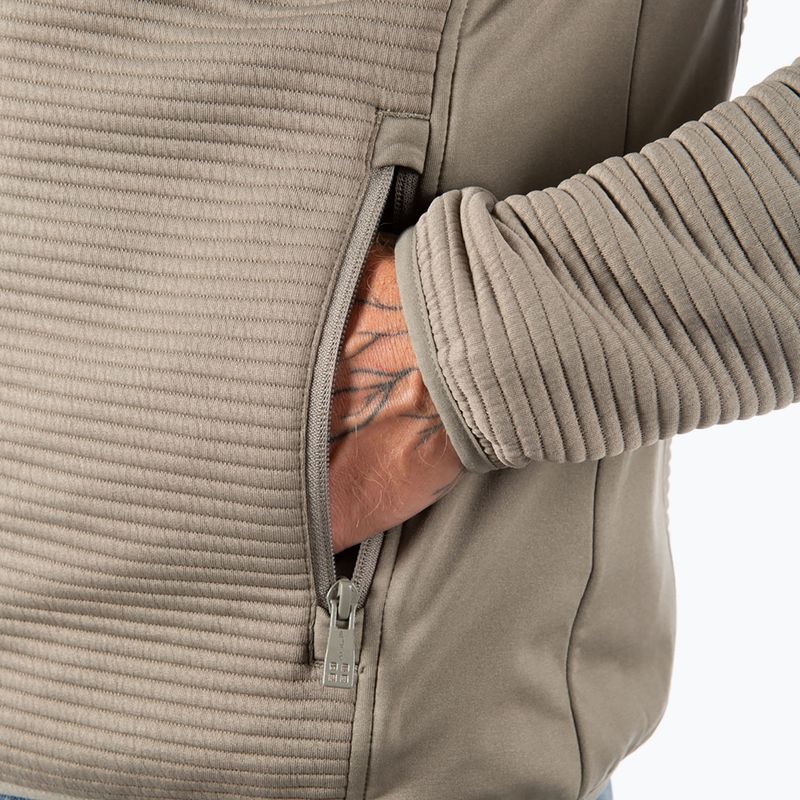 Giacca a vento da uomo Aulp Numix Jacquard Knit light khaki 4