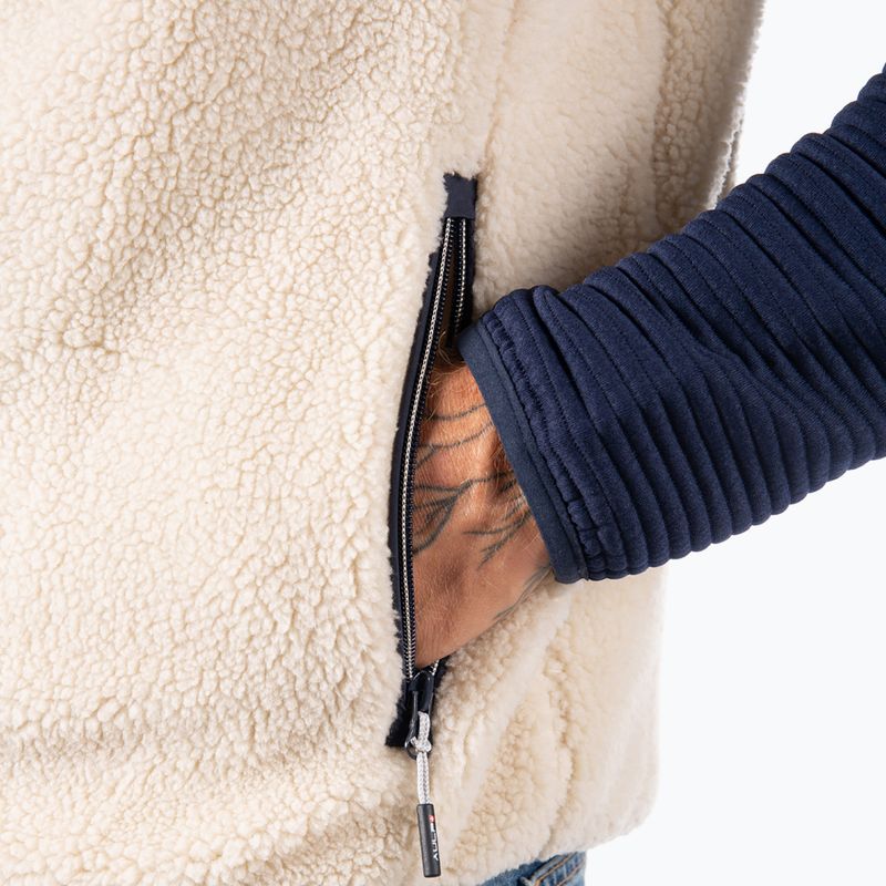 Gilet uomo Aulp Tarik Sherpa greige 5