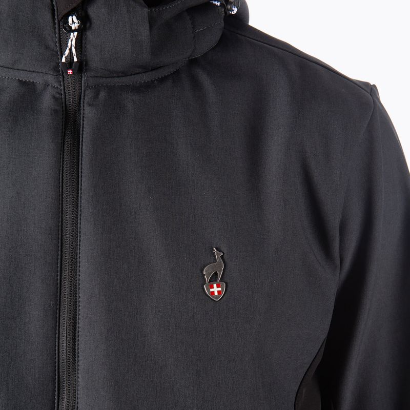 Giacca softshell da uomo Aulp Tiago anthracite melange 9