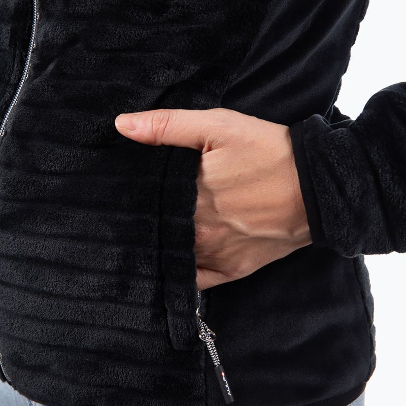 Felpa donna Aulp Verko Coral Fleece black 4