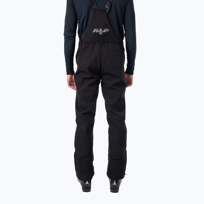 Pantaloni da sci uomo Aulp Vizil Softshell Ski black 2