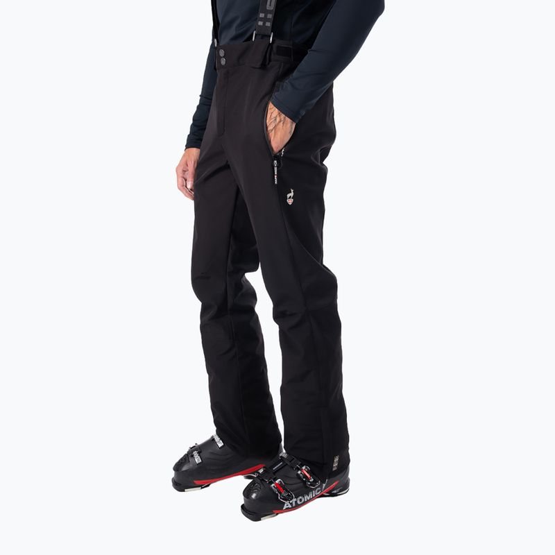 Pantaloni da sci uomo Aulp Vizil Softshell Ski black 3