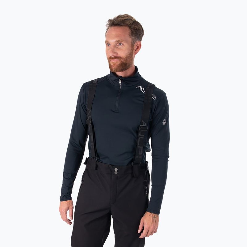 Pantaloni da sci uomo Aulp Vizil Softshell Ski black 4