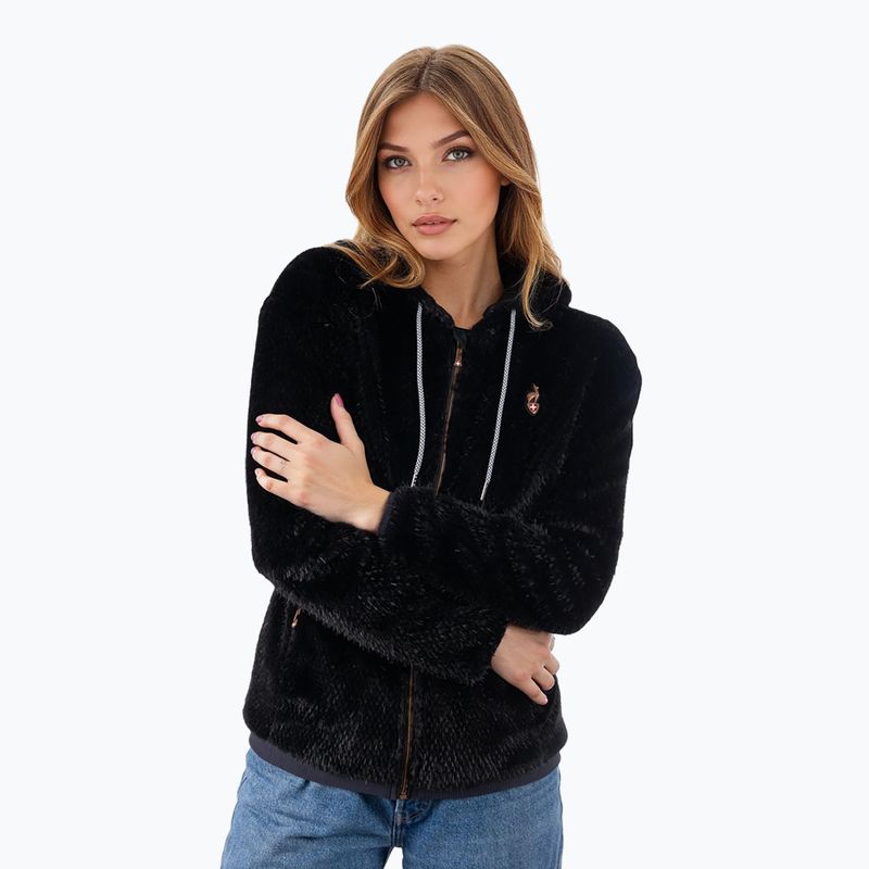 Giacca invernale donna Aulp Candy Faux Fur Black 3
