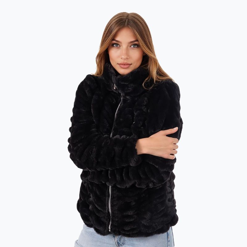 Giacca invernale donna Aulp Candy Faux Fur black 3