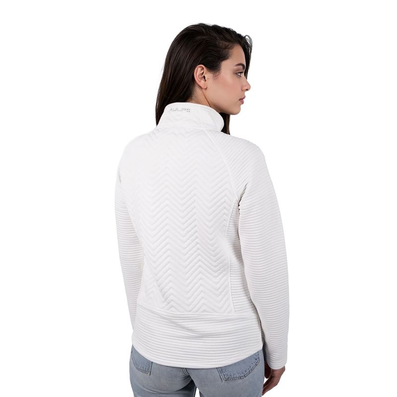 Felpa donna  Aulp Simix Jacquard Knit white 3