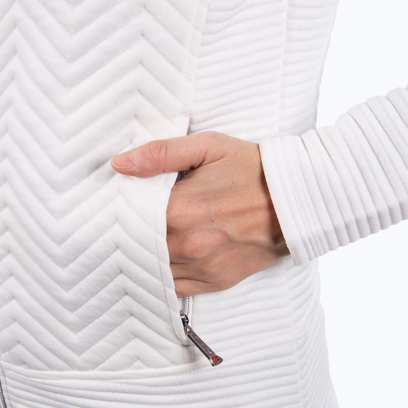Giacca a vento da donna Aulp Simix Jacquard Knit white 5