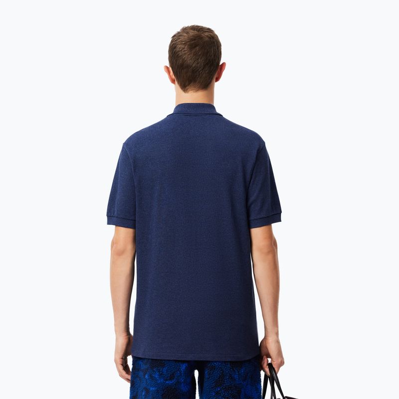 Polo Lacoste uomo L1264 blu indaco scuro 3