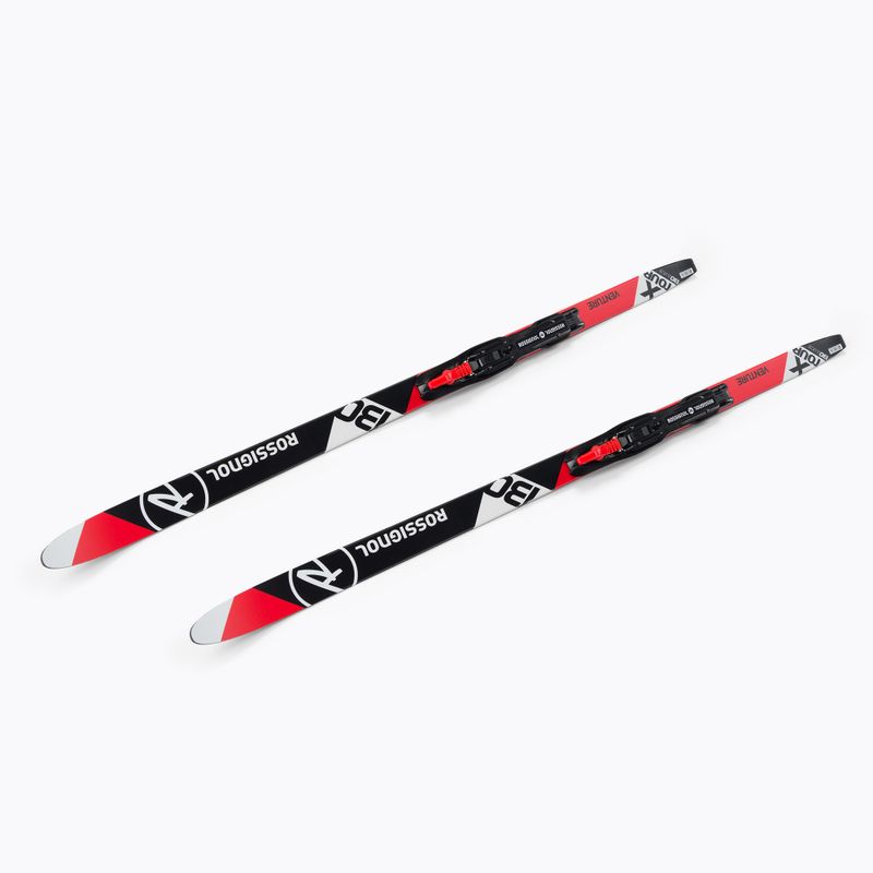 Sci da fondo per bambini Rossignol XT-Vent JR WXLS(SS) + attacchi Tour Jr Step-In nero/rosso 4