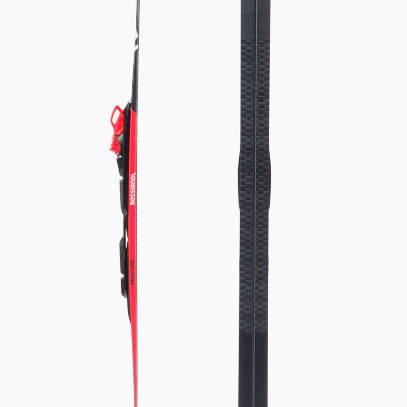 Sci da fondo per bambini Rossignol XT-Vent JR WXLS(SS) + attacchi Tour Jr Step-In nero/rosso 5