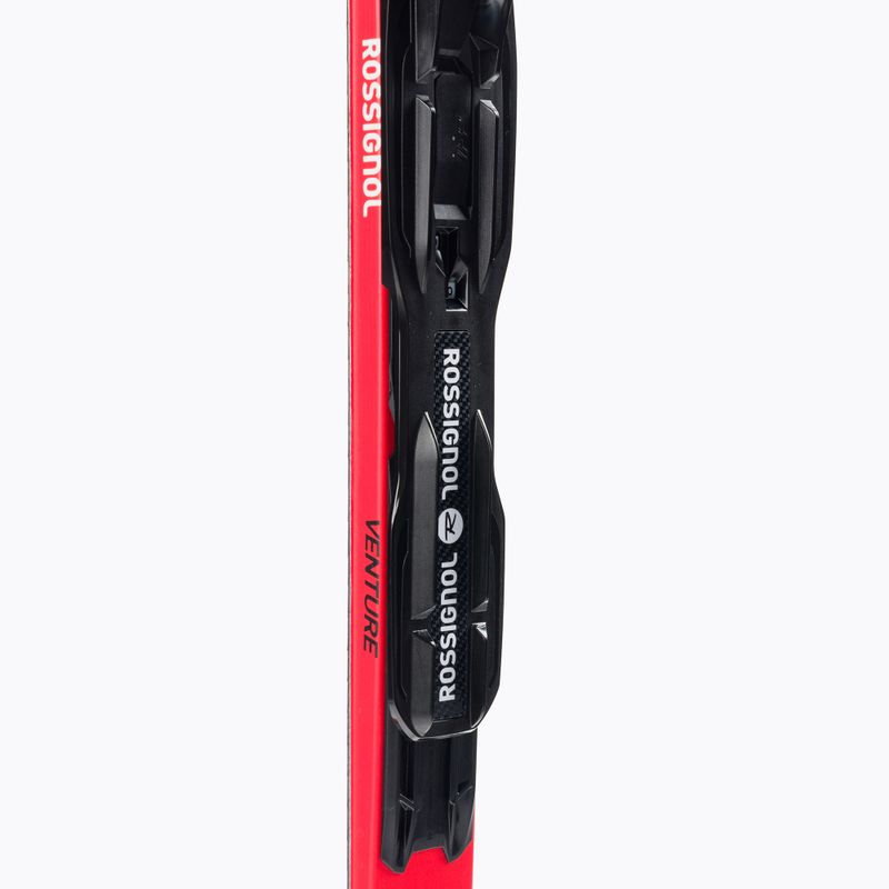 Sci da fondo per bambini Rossignol XT-Vent JR WXLS(SS) + attacchi Tour Jr Step-In nero/rosso 6